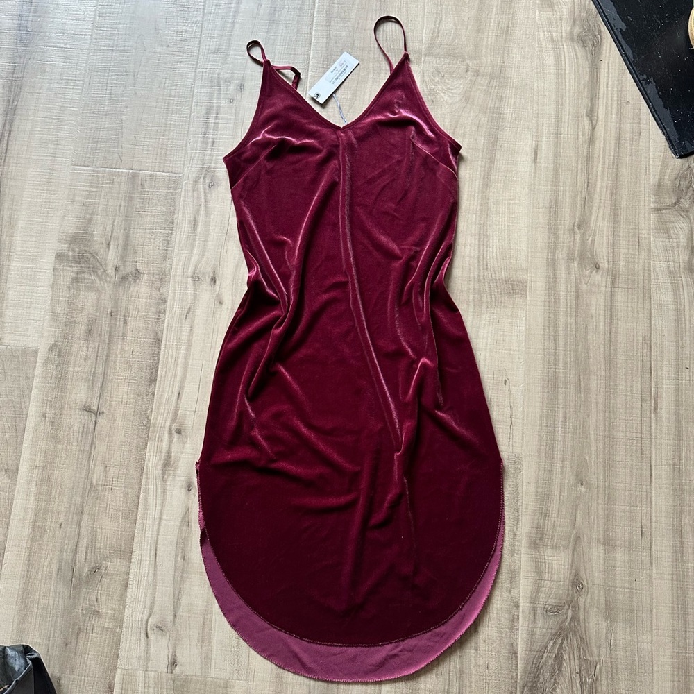 Red velvet dress​